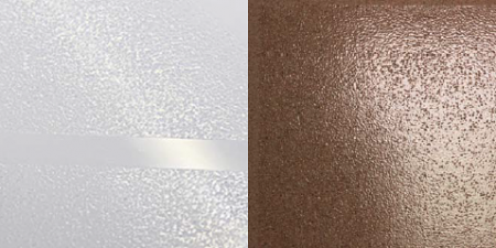 GriP AntiSlip® Beschichtung in Duschwanne (links) und auf Bodenfliese (rechts)